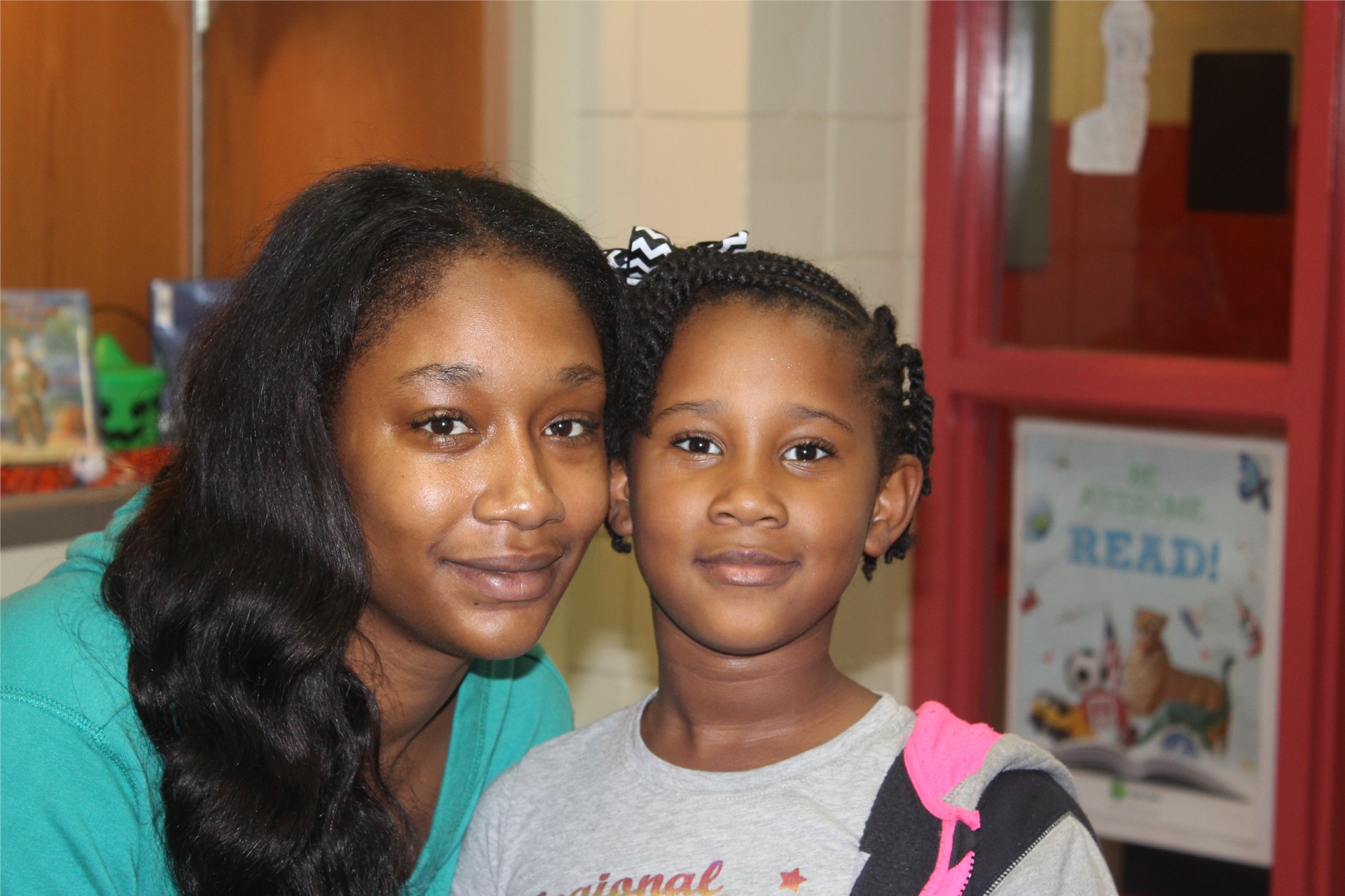 Miss Lay and her daughter came to FLN. 