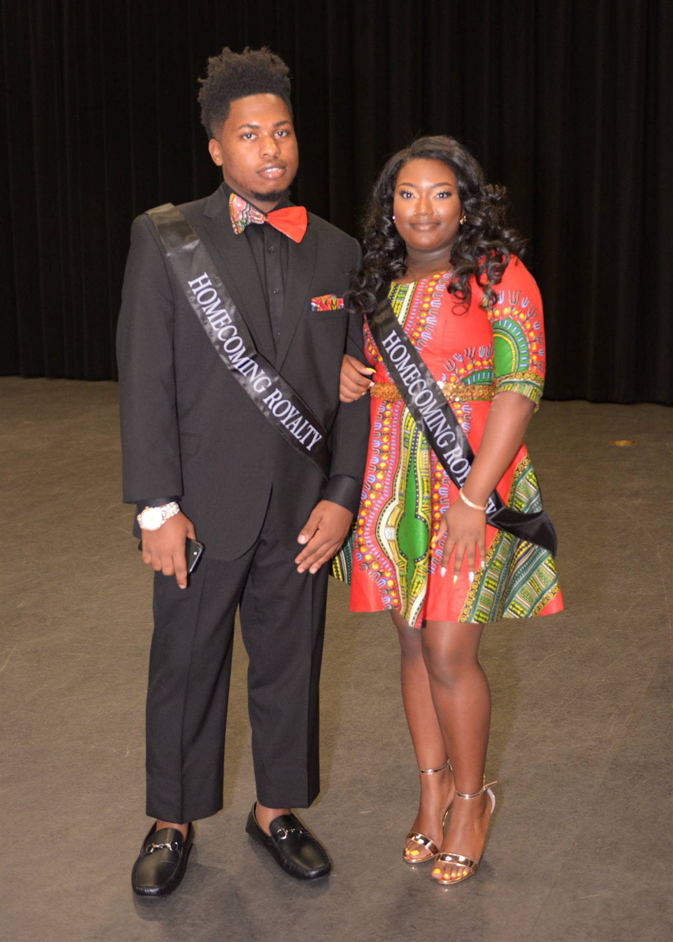 Homecoming Caniyah and Jumar backstage