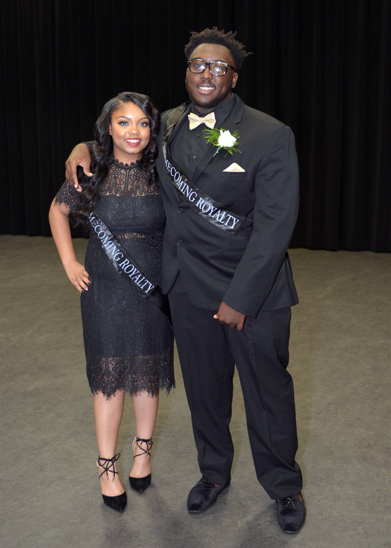 Homecoming Nyonna and Dajour backstage