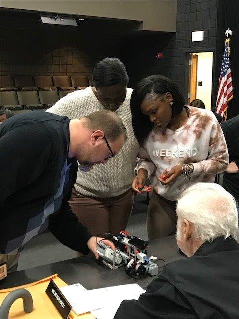 STEM Board Meeting 2017 Robots