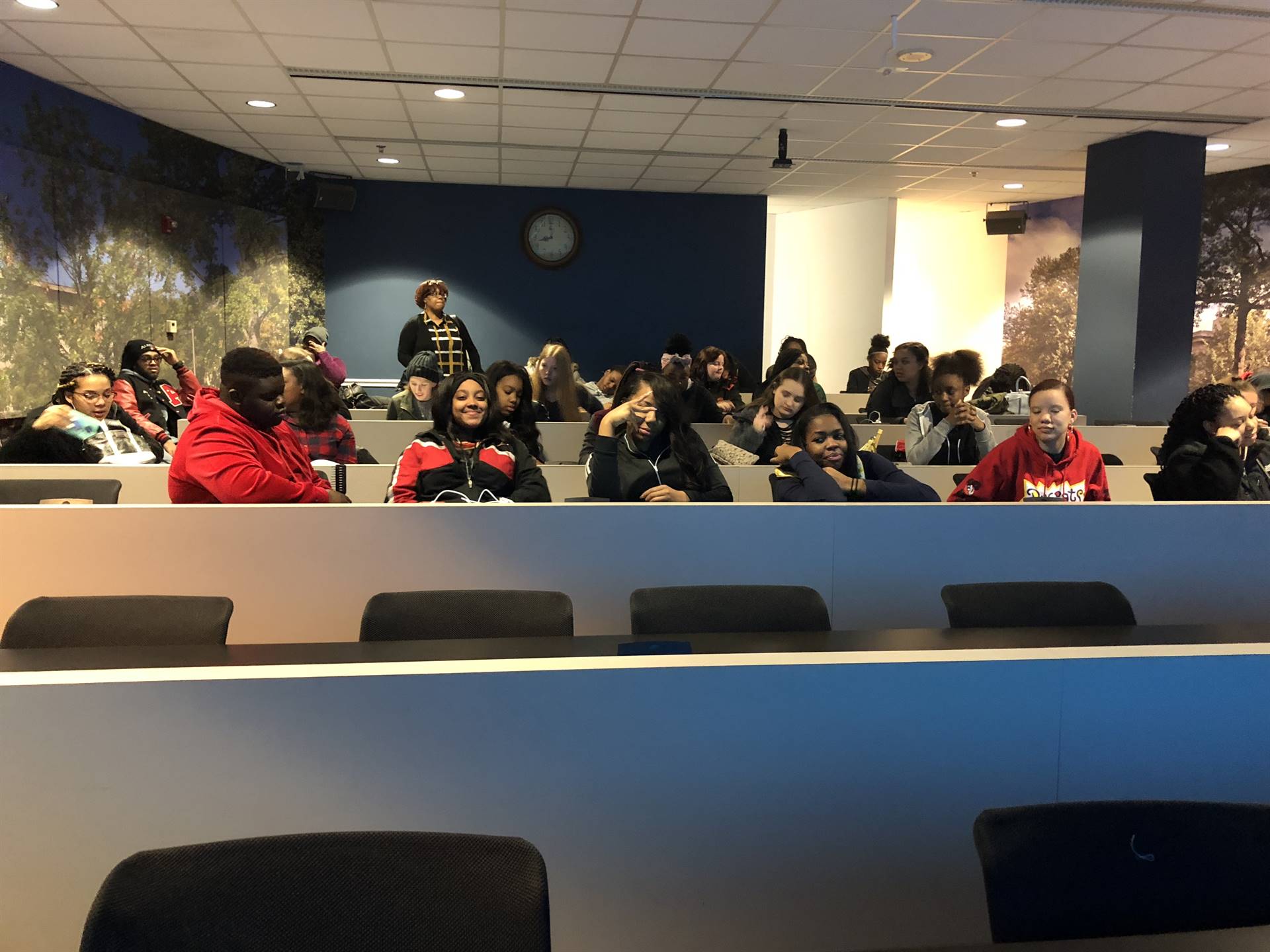 Students in the classroom at American University