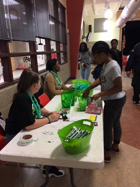 National Mental Health Awareness Day table, left