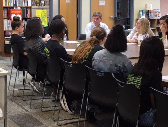 student youth ambassadors meet with Congressman Keith Rothfus