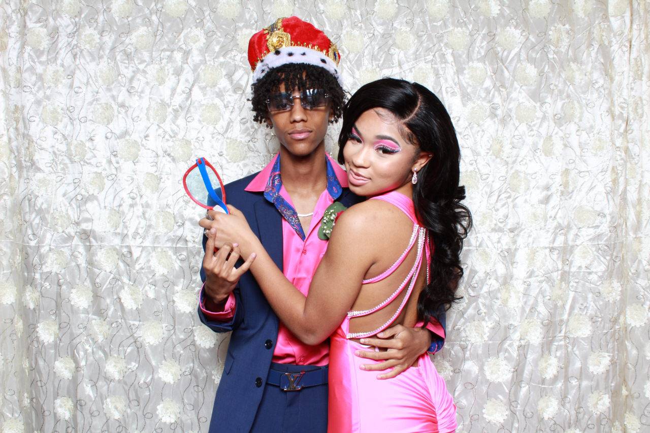 Prom Photo Booth Students