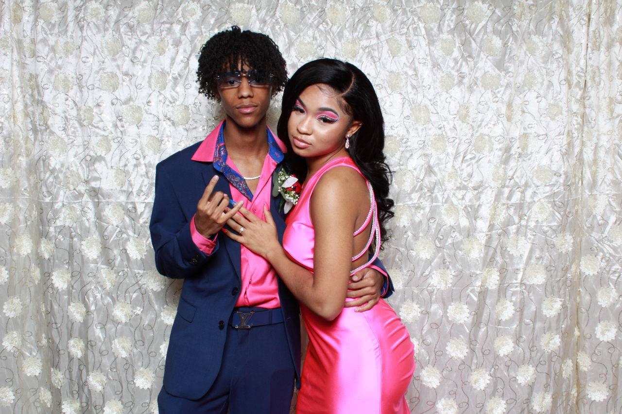 Prom Photo Booth Students