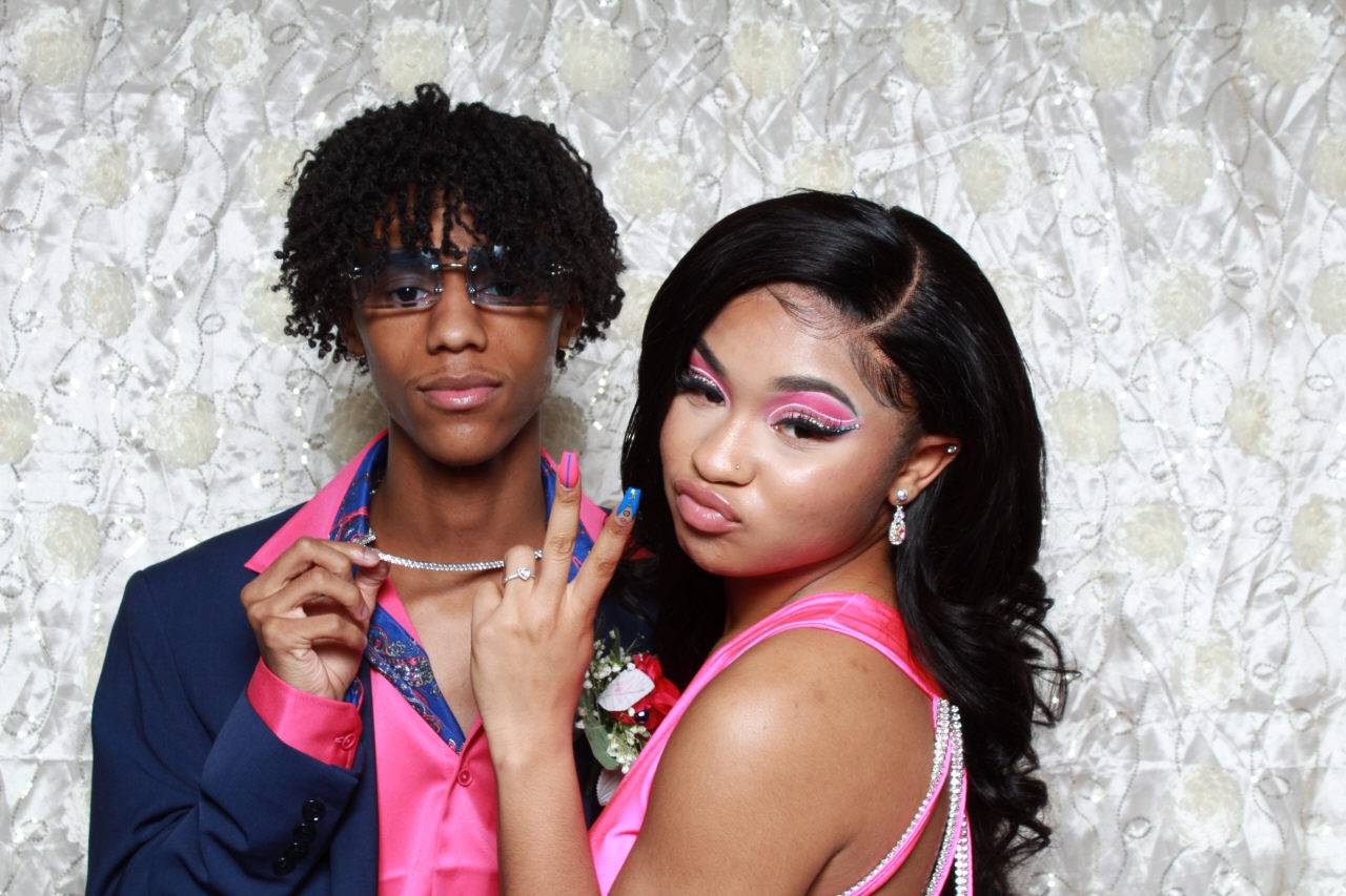 Prom Photo Booth Students