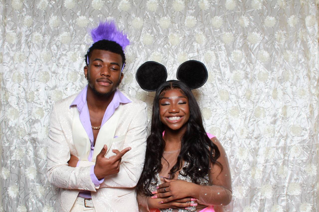 Prom Photo Booth Students