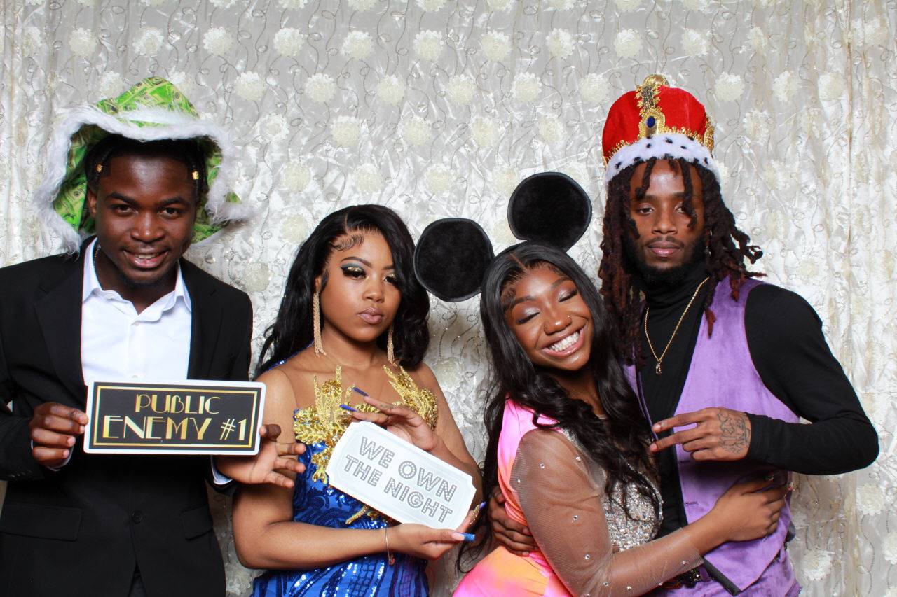 Prom Photo Booth Students