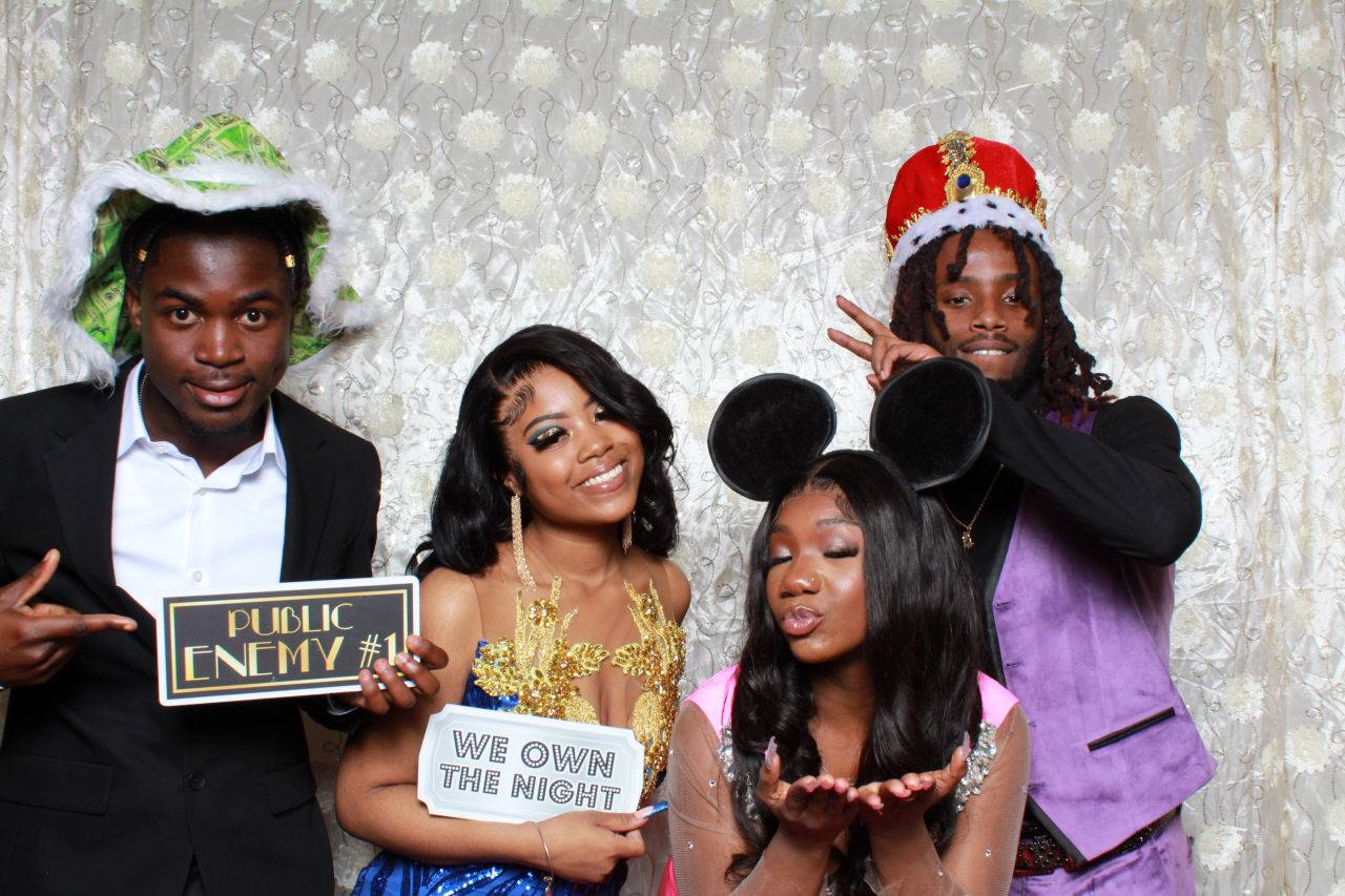 Prom Photo Booth Students