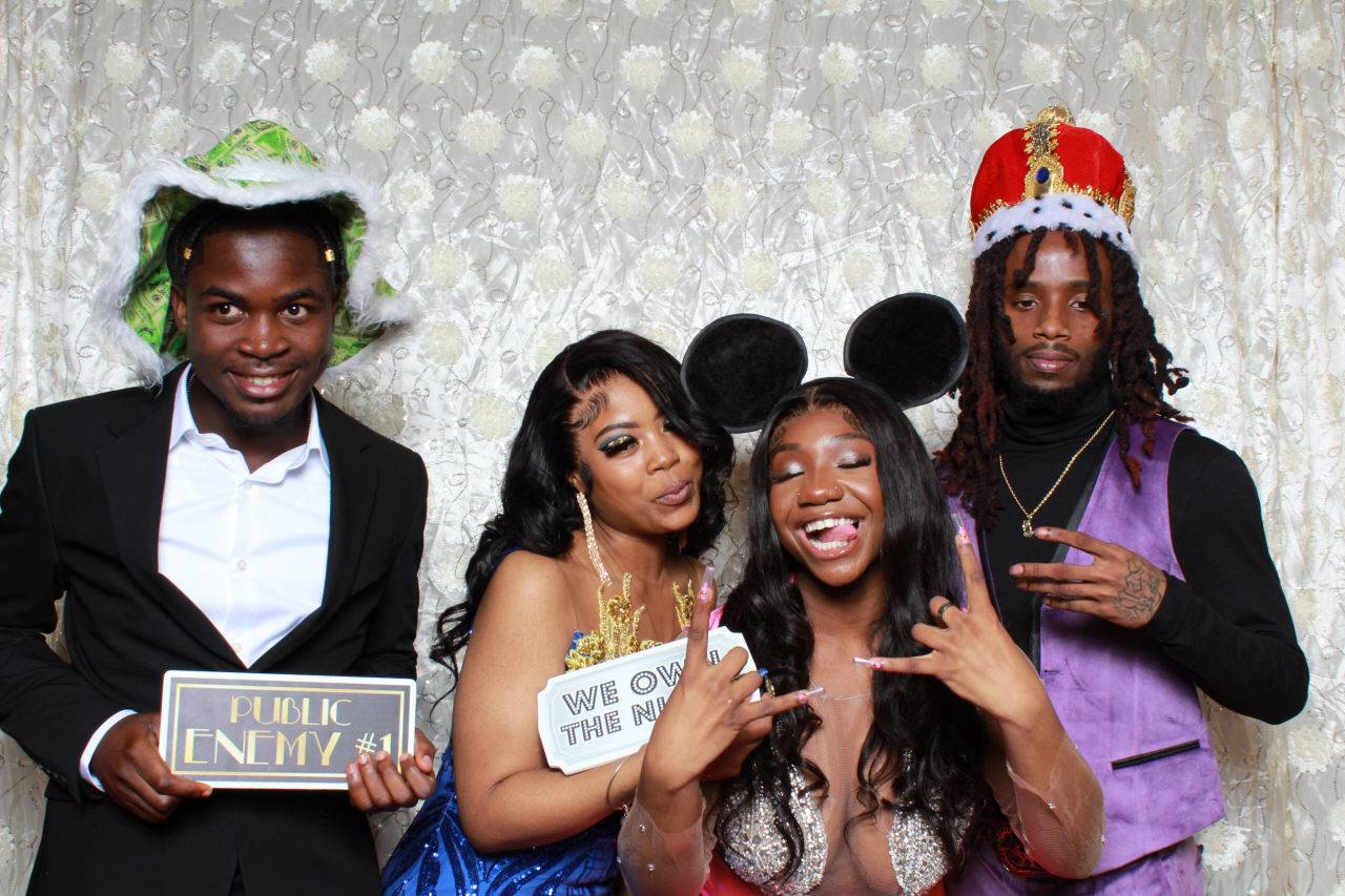 Prom Photo Booth Students