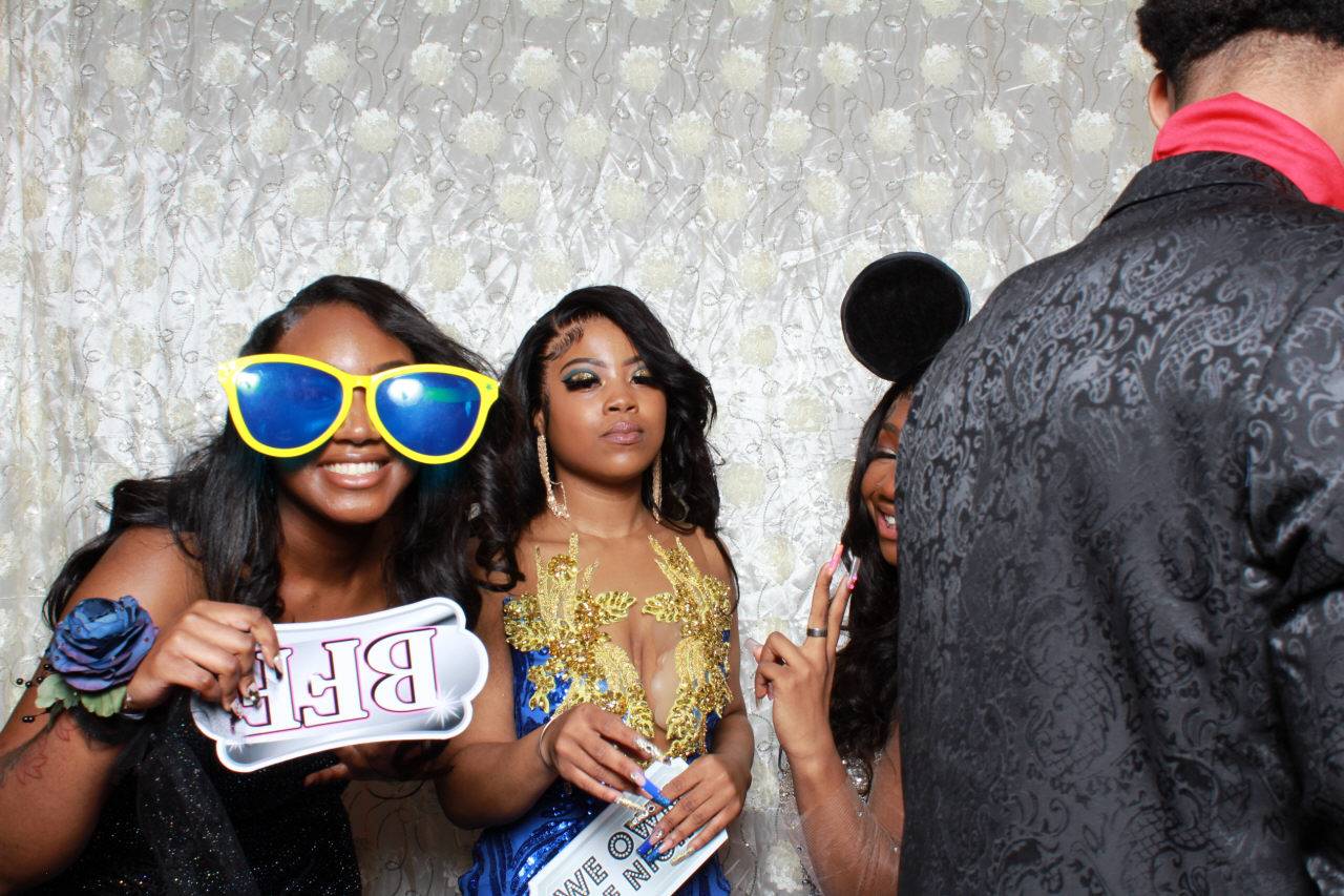 Prom Photo Booth Students