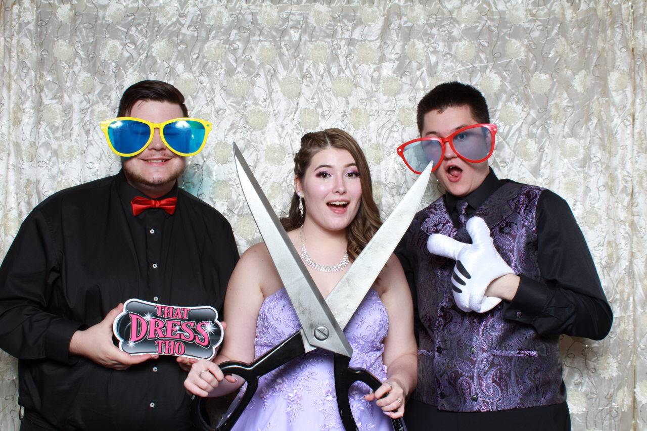 Prom Photo Booth Students