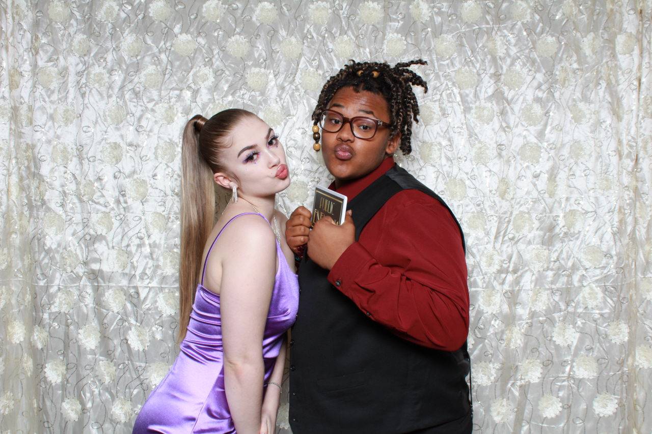 Prom Photo Booth Students