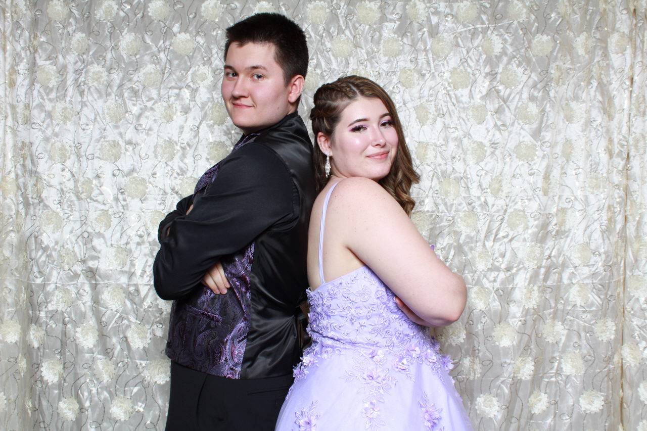 Prom Photo Booth Students