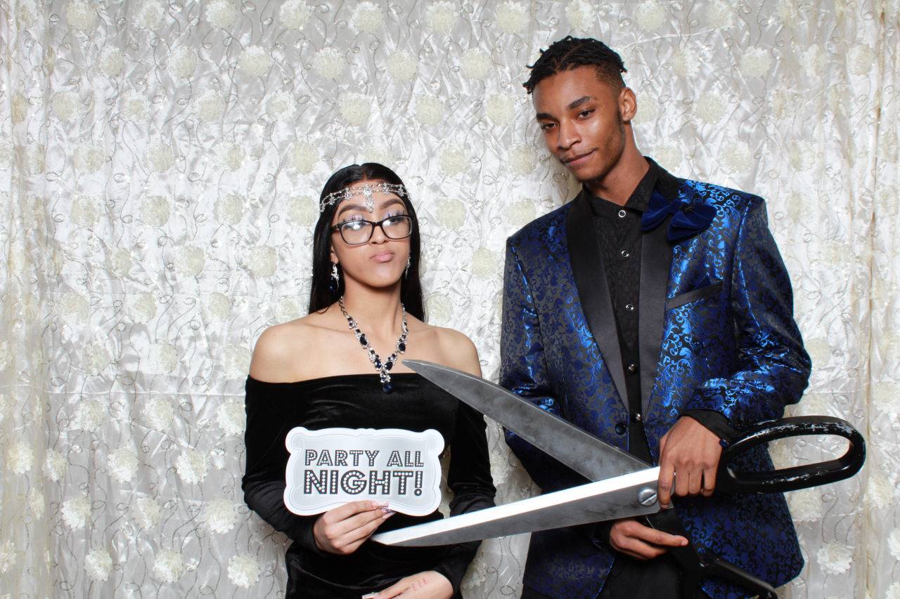 Prom Photo Booth Students