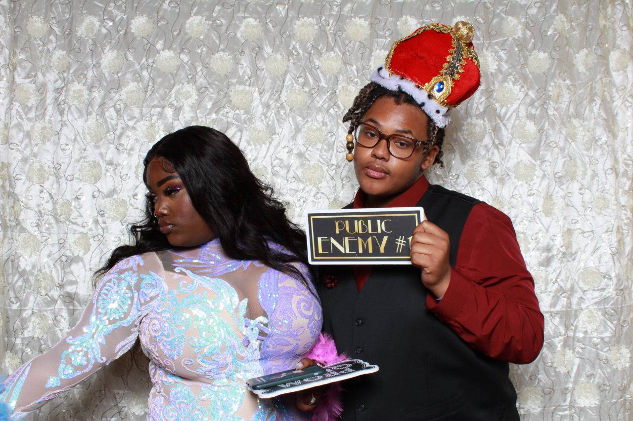 Prom Photo Booth Students