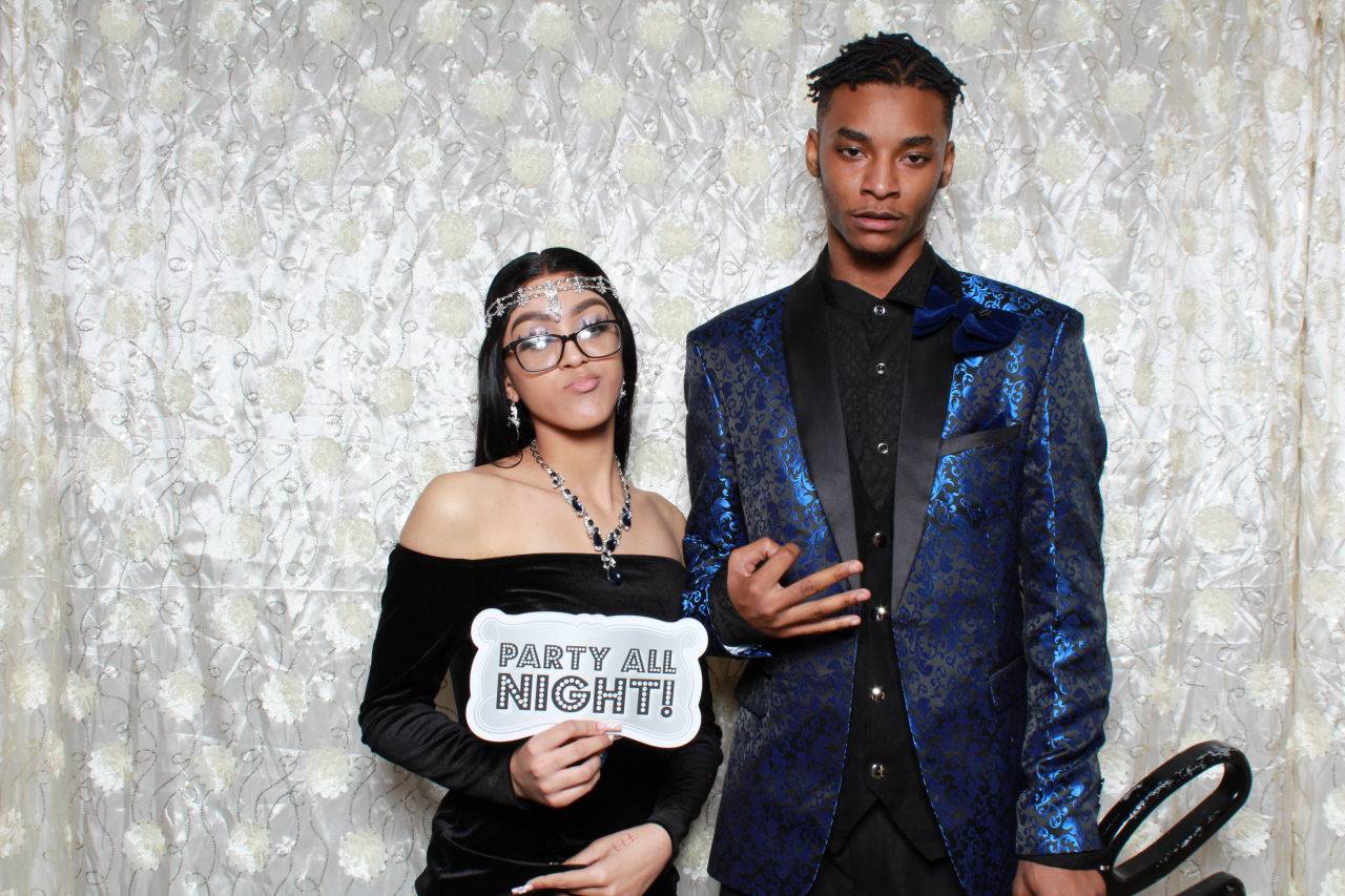 Prom Photo Booth Students