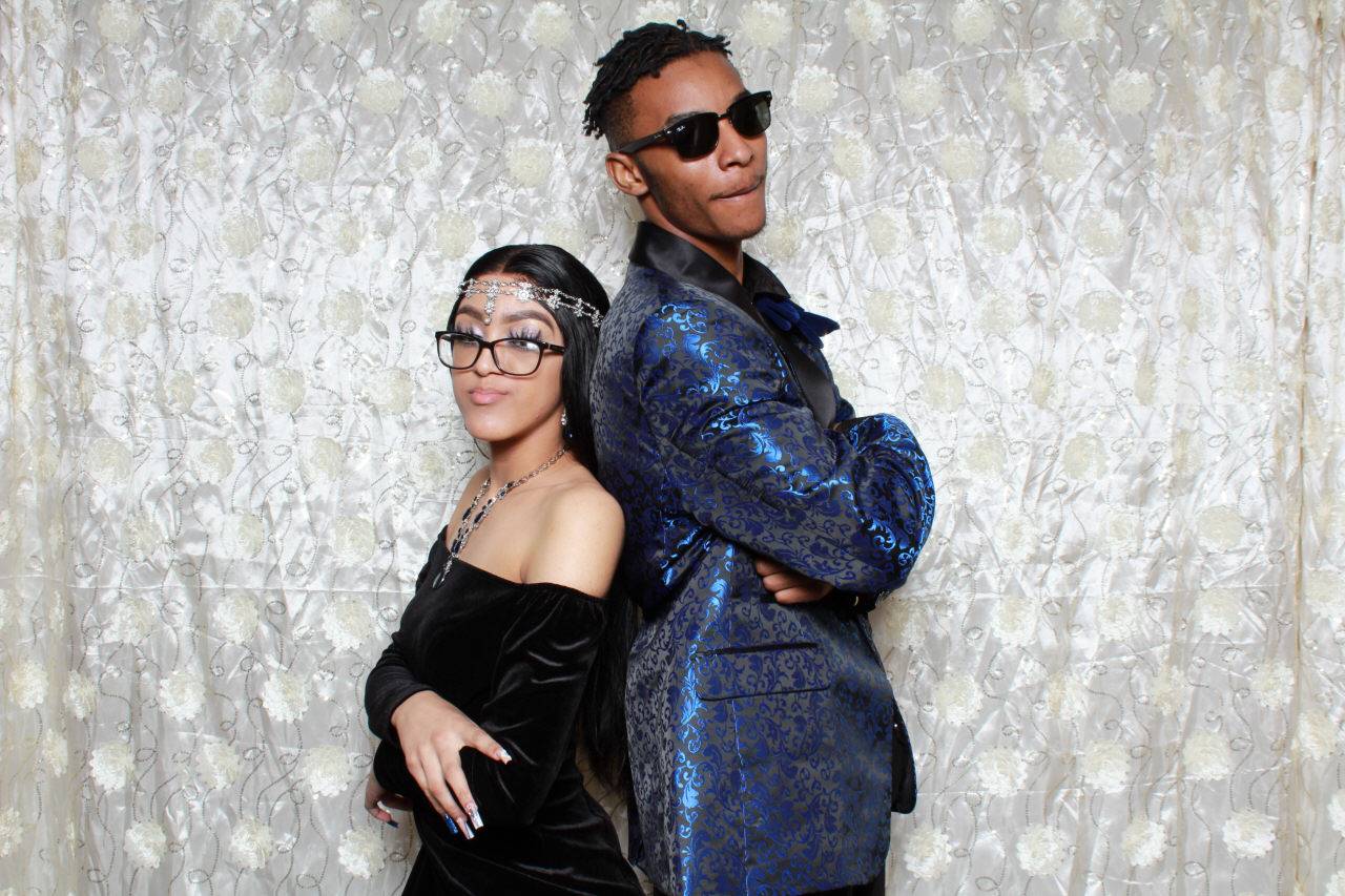 Prom Photo Booth Students