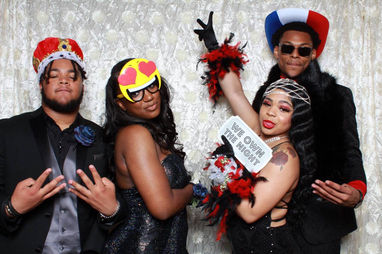 Prom Photo Booth Students