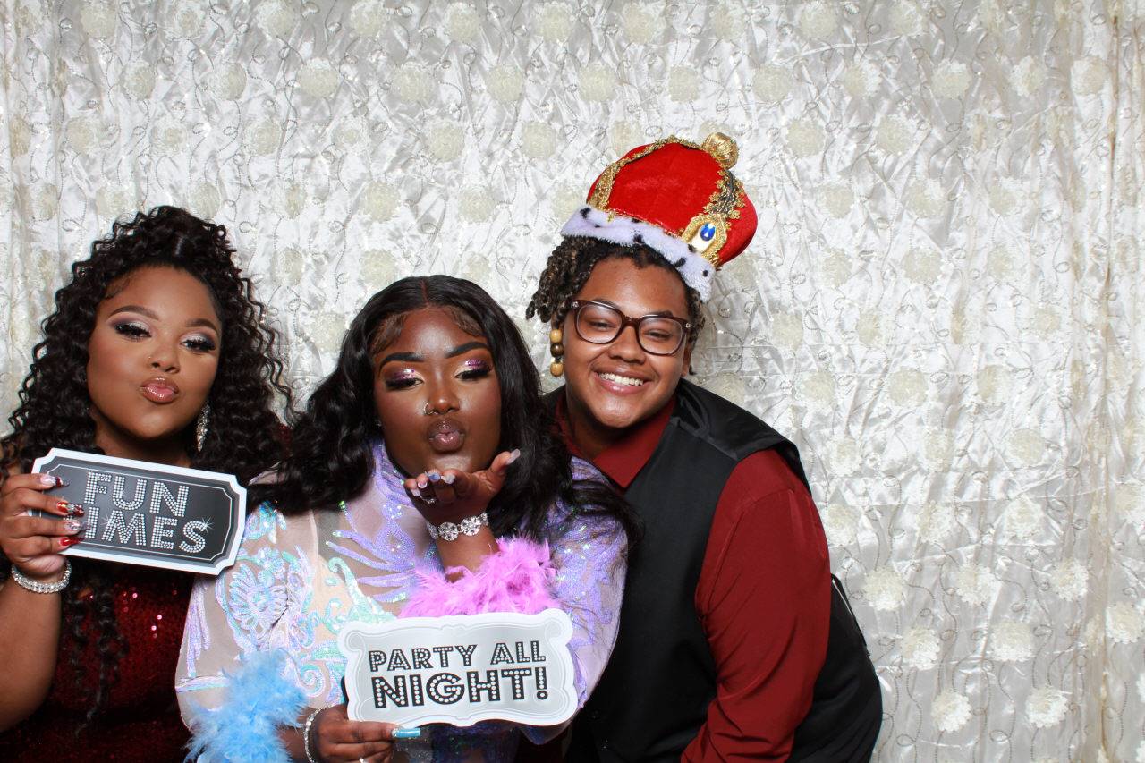 Prom Photo Booth Students