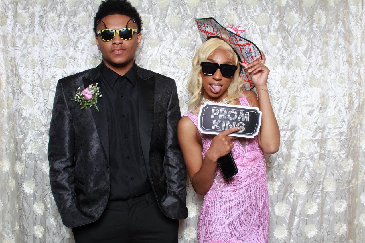 Prom Photo Booth Students