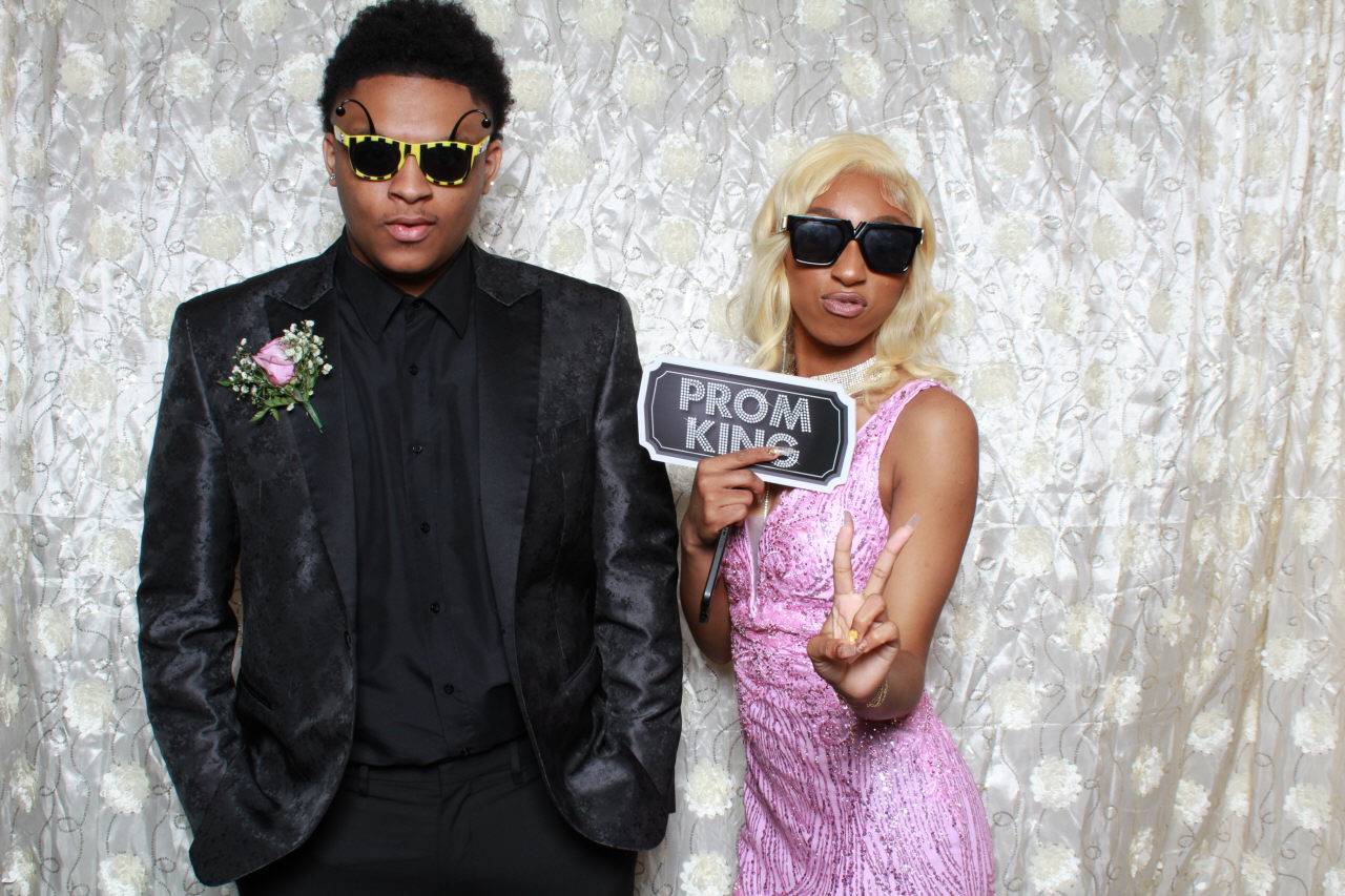 Prom Photo Booth Students