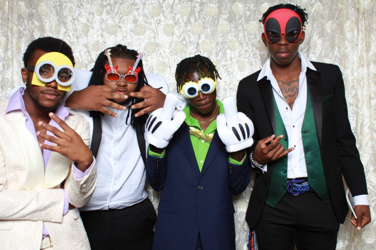 Prom Photo Booth Students