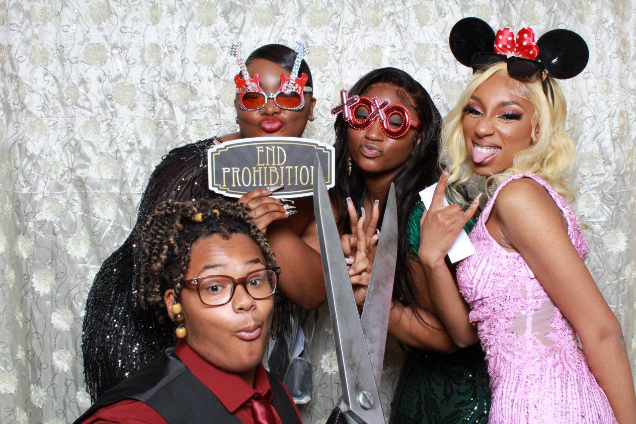 Prom Photo Booth Students