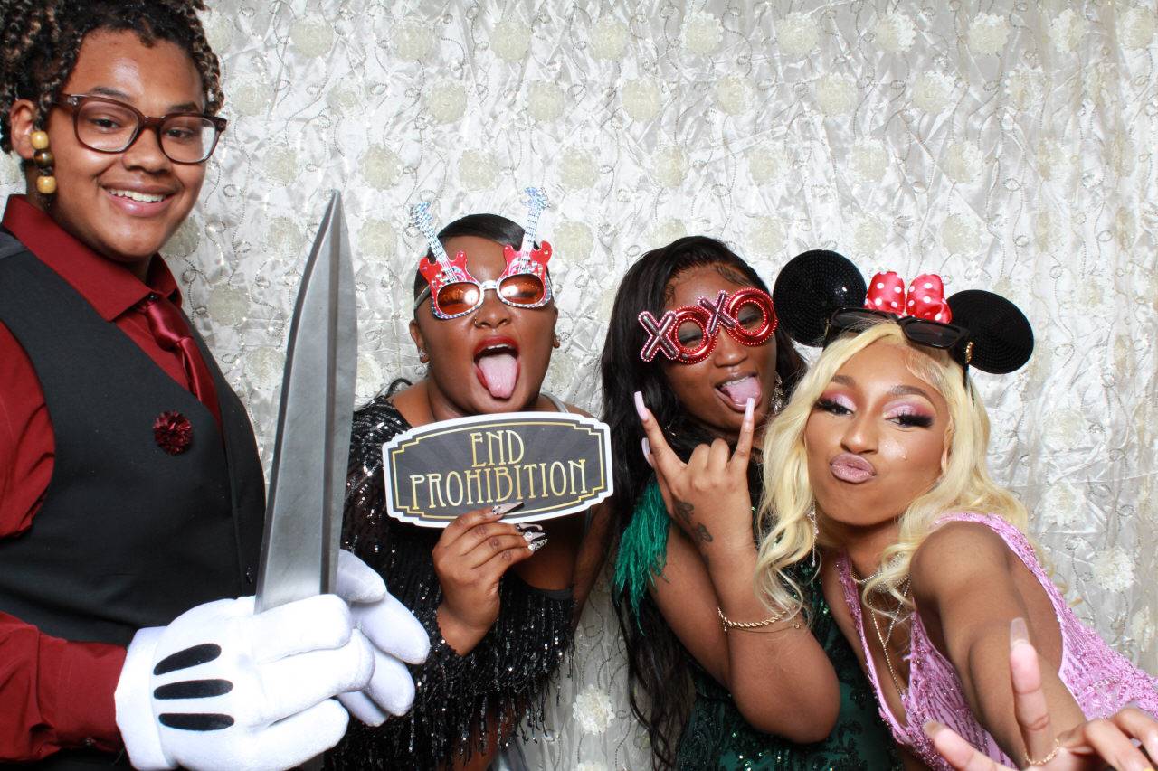 Prom Photo Booth Students