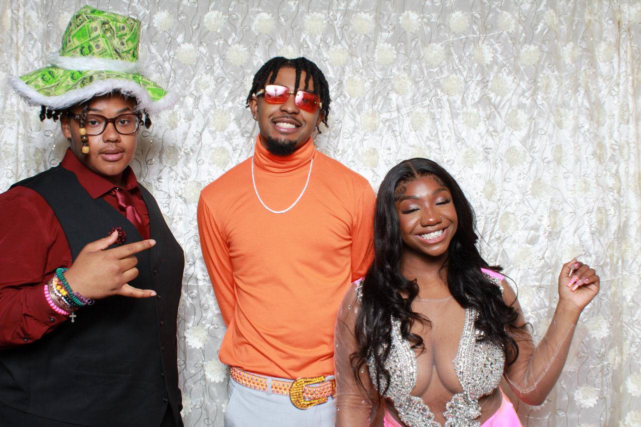 Prom Photo Booth Students