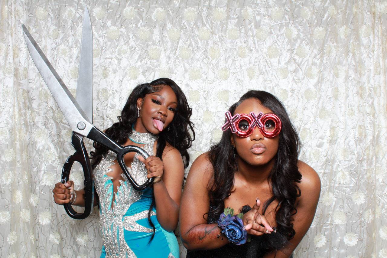 Prom Photo Booth Students