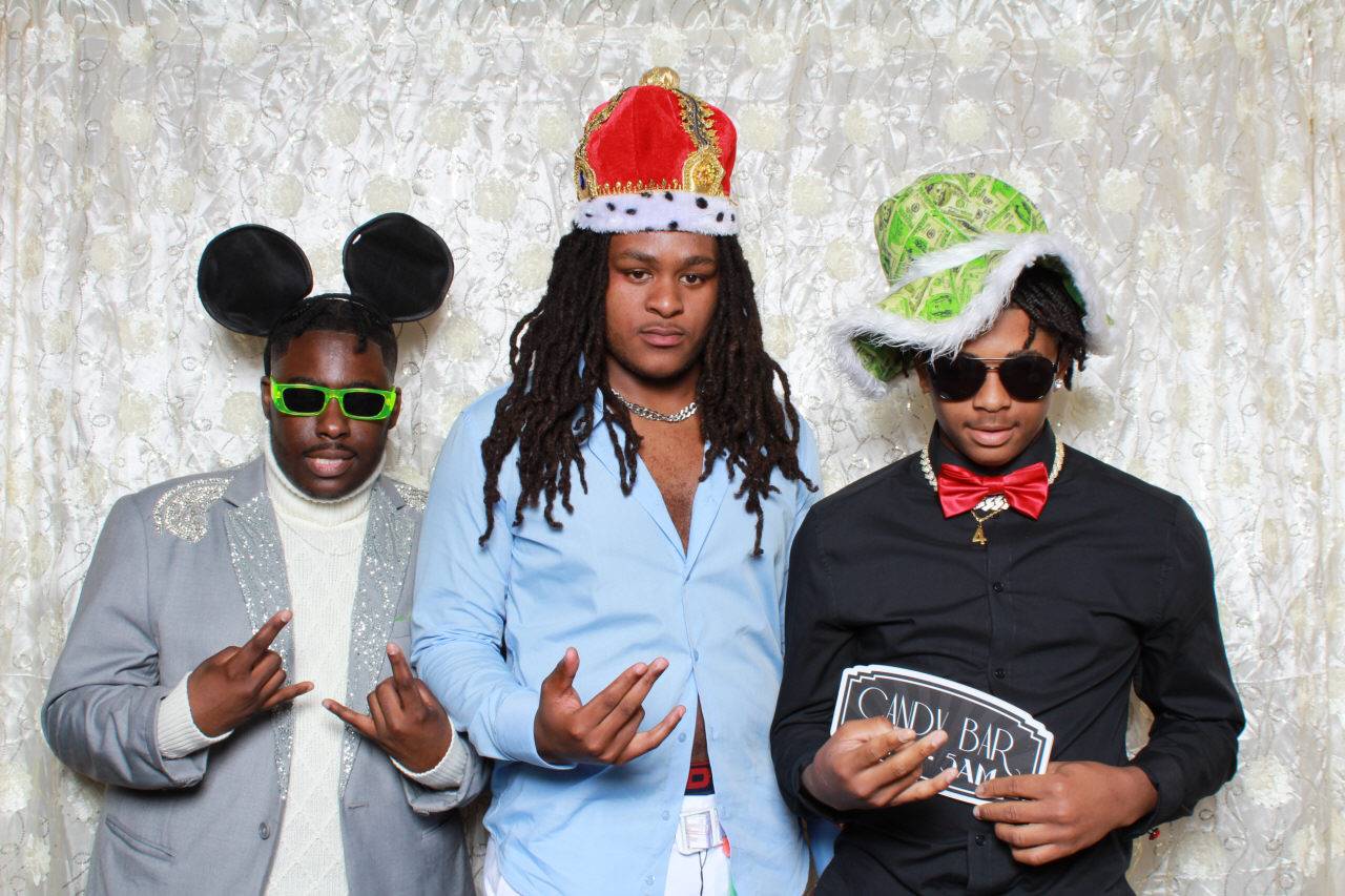 Prom Photo Booth Students