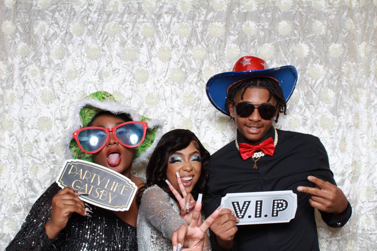 Prom Photo Booth Students