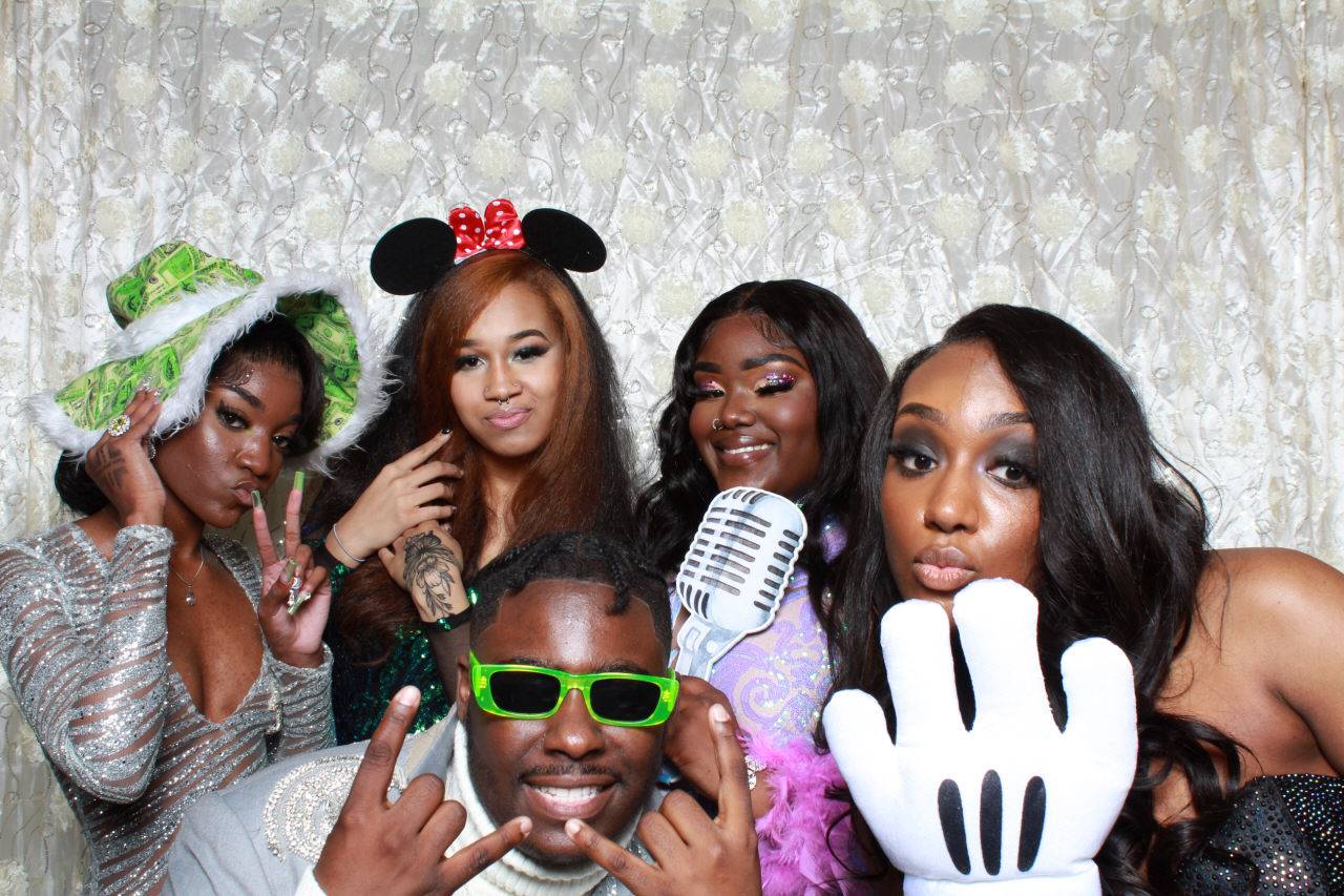 Prom Photo Booth Students