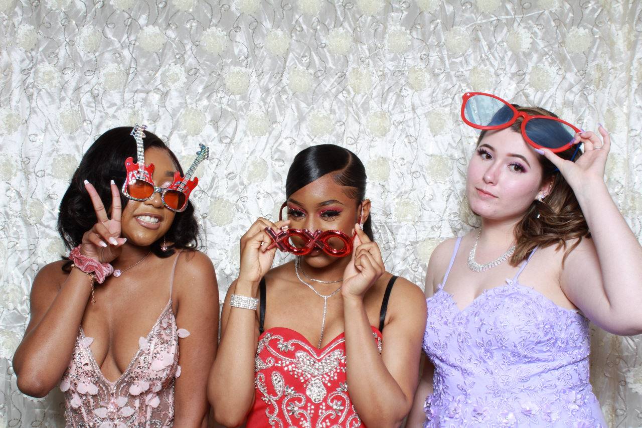 Prom Photo Booth Students